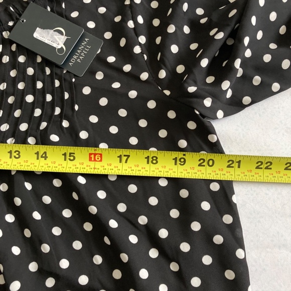 New Adrianna Papell women’s polkadot top - Picture 7 of 8